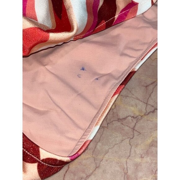 PatBO Twist String Bikini Bottom in Flamant Large New Womens Swim - Picture 10 of 16